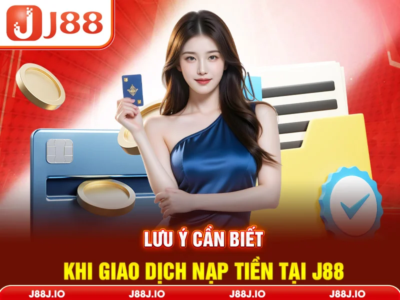 Lưu ý cần biết khi giao dịch nạp tiền tại J88